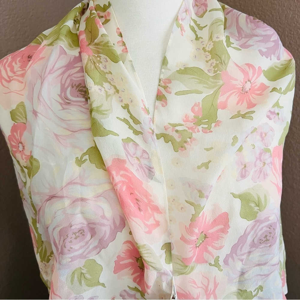 NWT 13”x41” Silk Scarf.